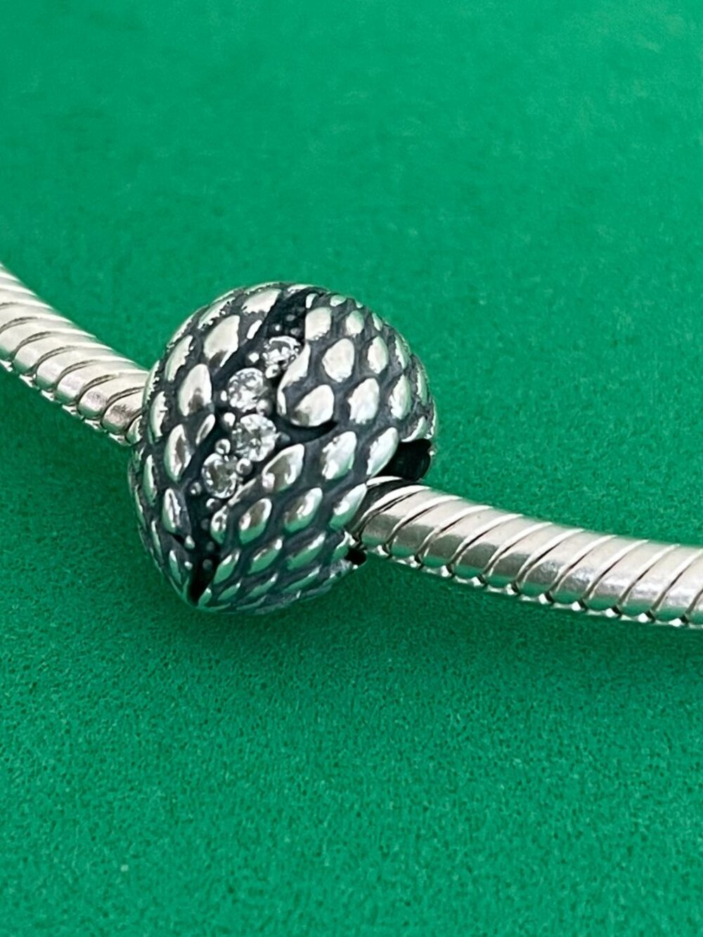 Authentic Pandora Game of Thrones Sparkling Dragon Egg Charm